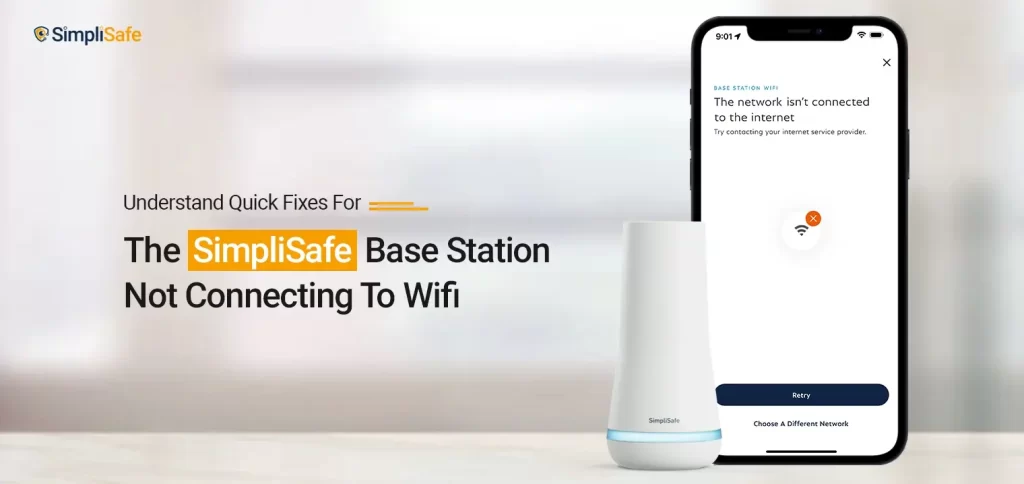 SimpliSafe base station not connecting to wifi